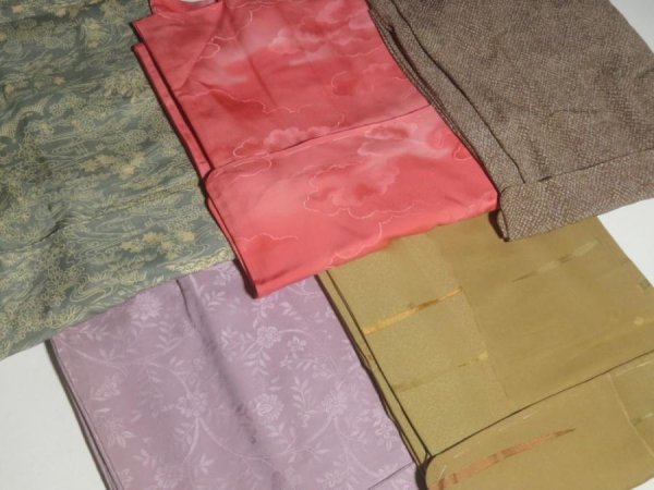 Photo4: 10HG4z14  Japanese Kimono Silk HAORI 25pcs FREE SHIPPING (4)