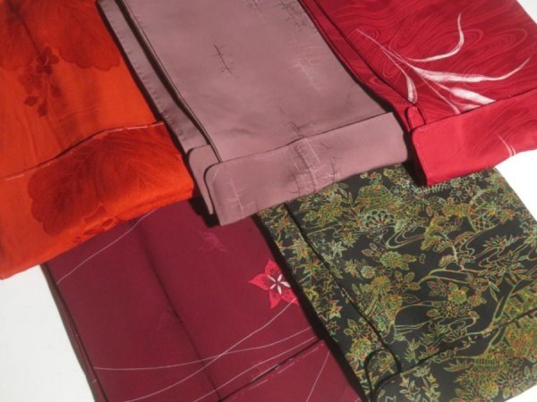 Photo2: 10HG5z14  Japanese Kimono Silk HAORI 25pcs FREE SHIPPING (2)