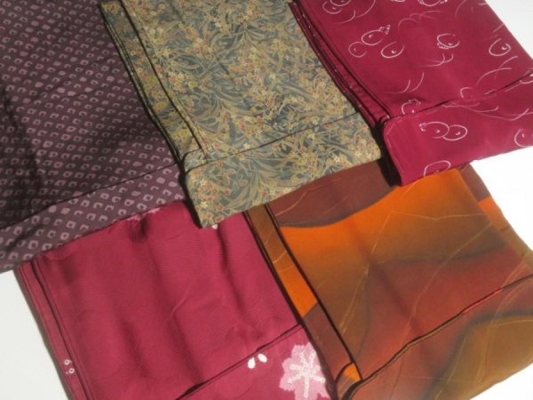 Photo5: 10HG5z14  Japanese Kimono Silk HAORI 25pcs FREE SHIPPING (5)