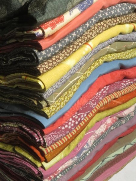 Photo1: 10HG6z14  Japanese Kimono Silk HAORI 25pcs FREE SHIPPING (1)