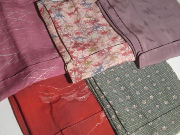 Photo5: 10HG6z14  Japanese Kimono Silk HAORI 25pcs FREE SHIPPING (5)
