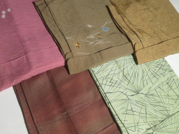 Photo6: 10HG6z14  Japanese Kimono Silk HAORI 25pcs FREE SHIPPING (6)