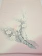 Photo1: 4D02z60  Japanese Kimono Silk  FABRIC Plum tree [object Object] 43.3x14.4 (1)