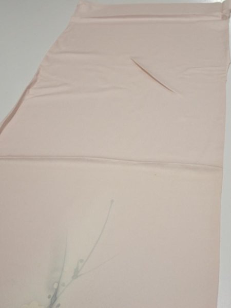 Photo3: 4D02z60  Japanese Kimono Silk  FABRIC Plum tree [object Object] 43.3x14.4 (3)