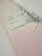 Photo1: 4D07z40  Japanese Kimono Silk  FABRIC Plum tree [object Object] 62.6x7.5 (1)