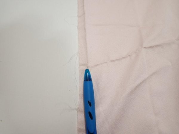 Photo7: 4D09z50  Japanese Kimono Silk  FABRIC  [object Object] 85.4x6.7 (7)