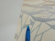 Photo6: 4D08z50  Japanese Kimono Silk  FABRIC Sakura Off-white 57.5x7.7 (6)