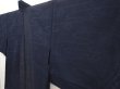 Photo2: 6928T01z330 Vintage Japanese Kimono Silk See through HAORI Stream Dark navy (2)