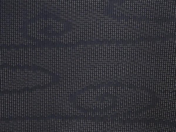 Photo4: 6928T01z330 Vintage Japanese Kimono Silk See through HAORI Stream Dark navy (4)