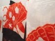 Photo8: 6928T04z590 Vintage Japanese Kimono Silk HAORI Flying crane Black (8)