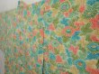 Photo2: 6928T05z550 Vintage Japanese Kimono Silk HAORI Flower Green (2)
