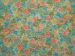 Photo3: 6928T05z550 Vintage Japanese Kimono Silk HAORI Flower Green (3)