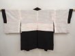 Photo7: 6928T06z520 Vintage Japanese Kimono Silk HAORI Chrysanthemum Black (7)