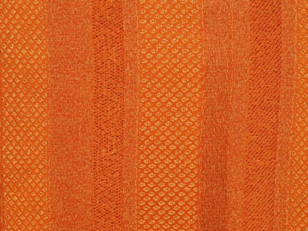 Photo4: 6928T08z610 Vintage Japanese Kimono Silk HAORI  Dark orange (4)