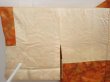 Photo8: 6928T10z570 Vintage Japanese Kimono Silk HAORI Flowers Dark orange (8)