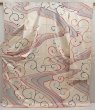 Photo1: 6928T13z1370 Vintage Japanese Kimono Silk FURISODE Stream Off-white (1)