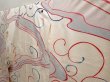 Photo2: 6928T13z1370 Vintage Japanese Kimono Silk FURISODE Stream Off-white (2)