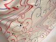 Photo3: 6928T13z1370 Vintage Japanese Kimono Silk FURISODE Stream Off-white (3)