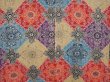 Photo3: 6929T03z610 Vintage Japanese Kimono Silk HAORI Flowers Red (3)