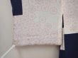 Photo8: 6929T05z590 Vintage Japanese Kimono Silk HAORI Plants Navy (8)
