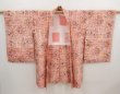 Photo5: 6929T07z490 Vintage Japanese Kimono Silk MEISEN HAORI  Off-white (5)