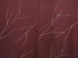 Photo3: 6929T09z600 Vintage Japanese Kimono Silk HAORI  Dark grape-Brown (3)