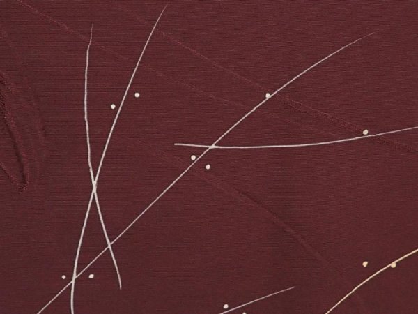 Photo4: 6929T09z600 Vintage Japanese Kimono Silk HAORI  Dark grape-Brown (4)