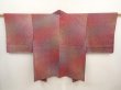 Photo1: 6929T10z540 Vintage Japanese Kimono Silk HAORI  Purple-Brown (1)