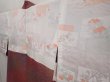 Photo7: 6929T10z540 Vintage Japanese Kimono Silk HAORI  Purple-Brown (7)