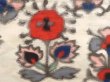 Photo4: 6930T04z380 Vintage Japanese Kimono Silk MEISEN HAORI Flowers Off-white (4)