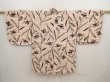 Photo1: 6930T05z430 Vintage Japanese Kimono Silk MEISEN HAORI Flower Pink (1)