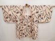 Photo5: 6930T05z430 Vintage Japanese Kimono Silk MEISEN HAORI Flower Pink (5)