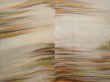 Photo3: 6930T10z560 Vintage Japanese Kimono Silk HAORI  Sand beige (3)