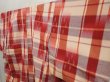 Photo2: 6930T11z790 Vintage Japanese Kimono Silk TSUMUGI  Dull red (2)