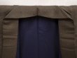 Photo5: 6930T12z690 Vintage Japanese Kimono Silk Men's   Olive-Brown (5)