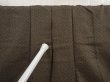 Photo6: 6930T12z690 Vintage Japanese Kimono Silk Men's   Olive-Brown (6)