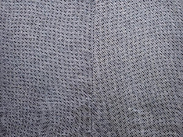 Photo3: 6930T01z440 Vintage Japanese Kimono Silk SHIBORI HAORI Plain Dull light blue (3)
