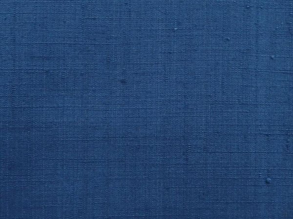 Photo6: 6930T15z940 Vintage Japanese Kimono Silk TSUMUGI Plain Steel blue (6)