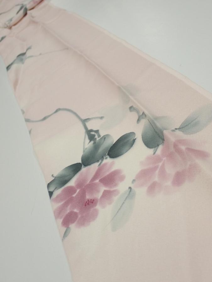 2Q09z50  Japanese Kimono Silk  FABRIC Flower [object Object] 84.6x7.1